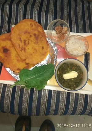 A picture of Makki ki roti.