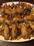 California Farm Teasmoked Chicken Wings with Pickled Mango
