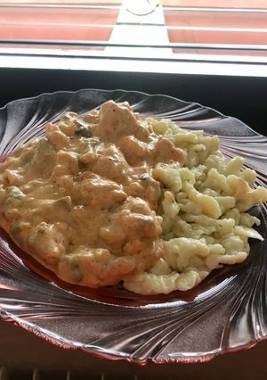 Tejfölös csirkepaprikás recept fotója