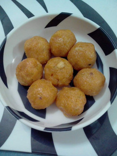 A picture of Pumpkin Laddu.