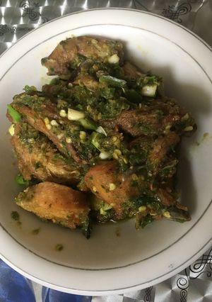 Foto resep Ayam Sambal Cabe Ijo