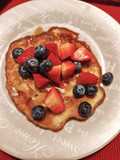 Quick and healthy banana pancakes