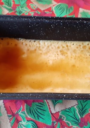 Una foto de Creme Brulee con caramelo