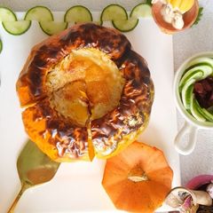 A picture of Baked Pumpkin Rice.