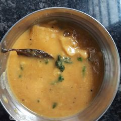 A picture of Gujarati dal dhokli.