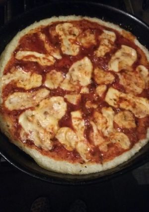 Una foto de Pizza de arroz