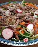 Ensalada de carne deshebrada🌹