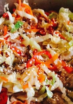 A picture of Mid.Eastern-Asian Fusion Chic-Veggies.