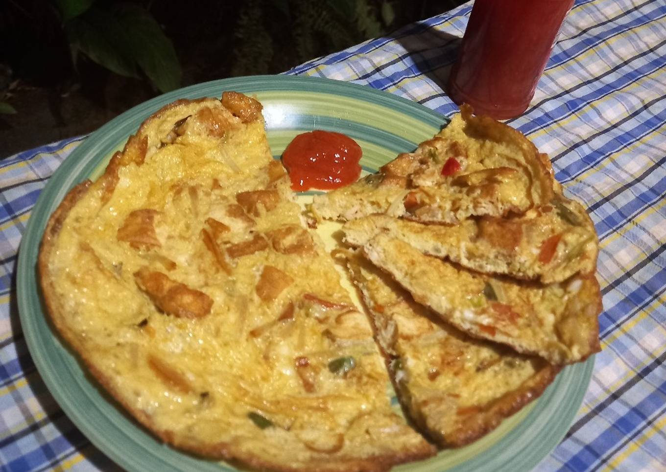 Omelet Sayur Tahu-Tauge