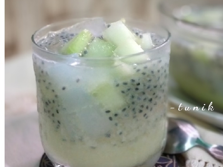 Resep 220. ES Melon Yakult Anti Gagal