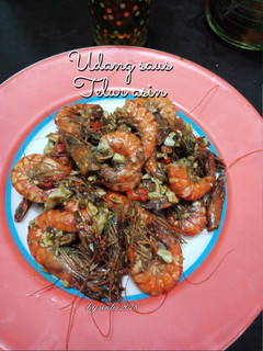 Foto resep Udang goreng Saus Telur Asin Pedas