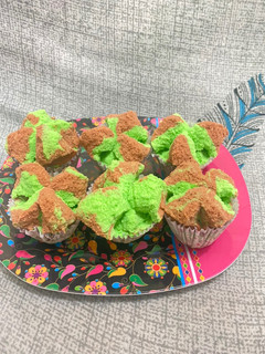 Foto resep Bolu Kukus Pandan Cokelat