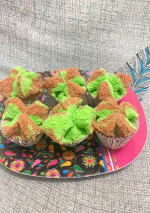 Foto resep Bolu Kukus Pandan Cokelat