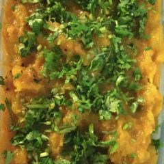 A picture of Khatta meetha kaddu.