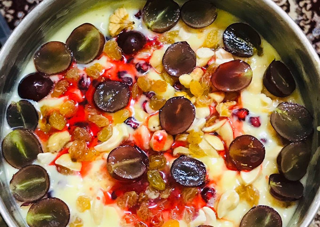 Fruit custard