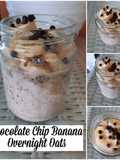 Chocolate Chip Banana Overnight Oats