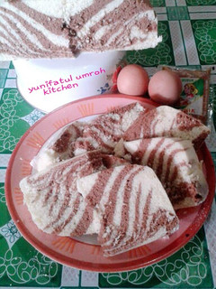 Foto resep Bolu zebra kukus yummy..........!!!!
