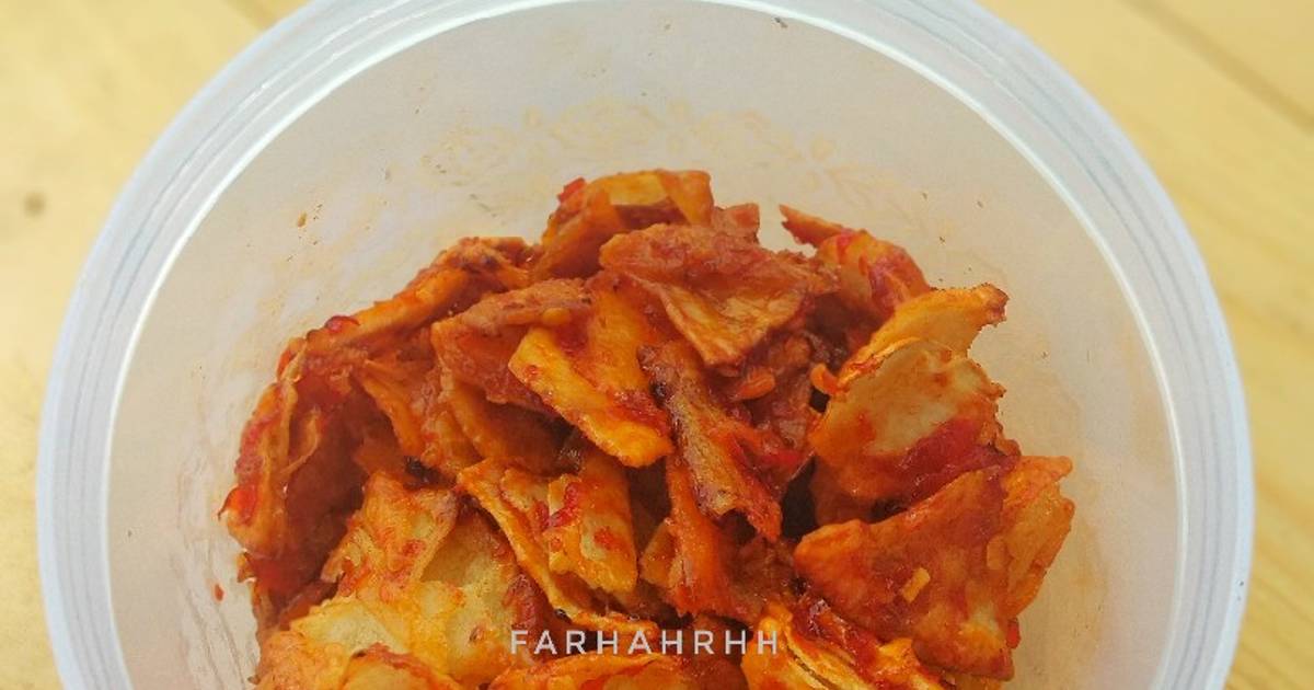 10 Resep Keripik Singkong Balado Pedas Manis Enak Dan Mudah Cookpad