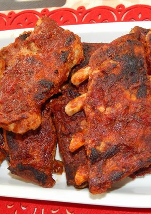 Barbecue oldalas recept fotója