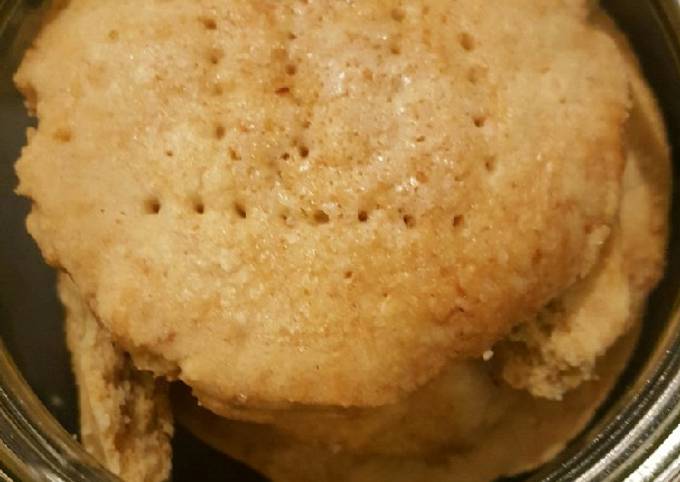 Recipe of Homemade Short bread Oats sugarless cookies with Shredded Coconut ☺