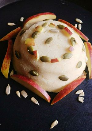 A picture of Rava Coconut Halwa.