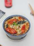Bubur Jamur Lapchiong - Ricecooker