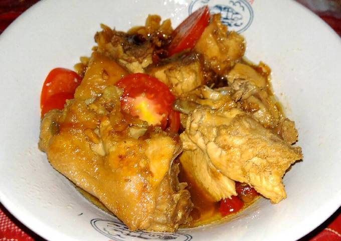 Ayam kecap pedas manis murah mudah