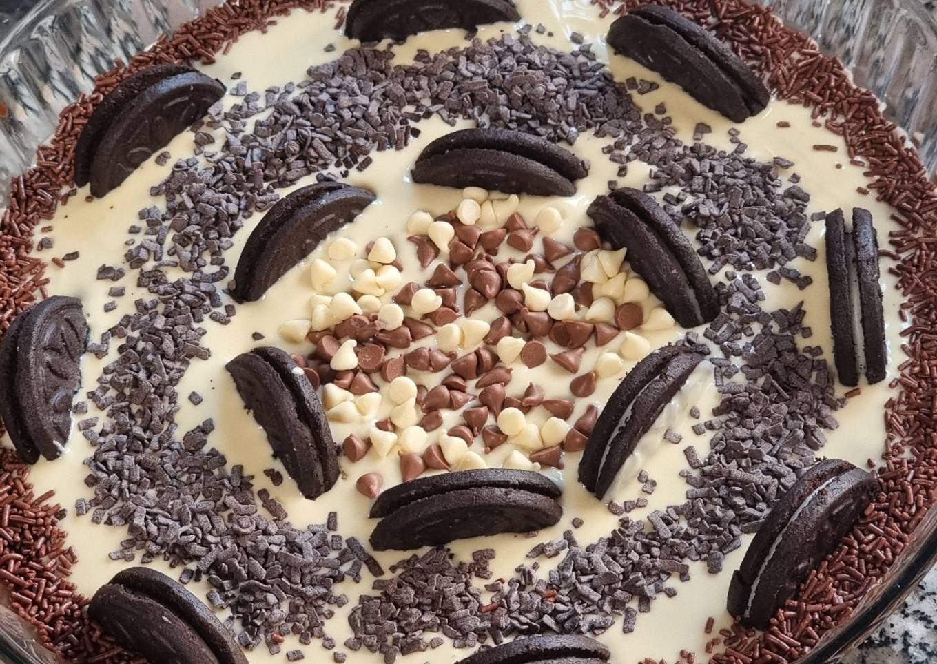 Tarta fría de chocolate