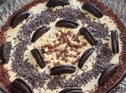 Una foto de tarta oreo fria