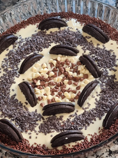 Una foto de Tarta fría de chocolate