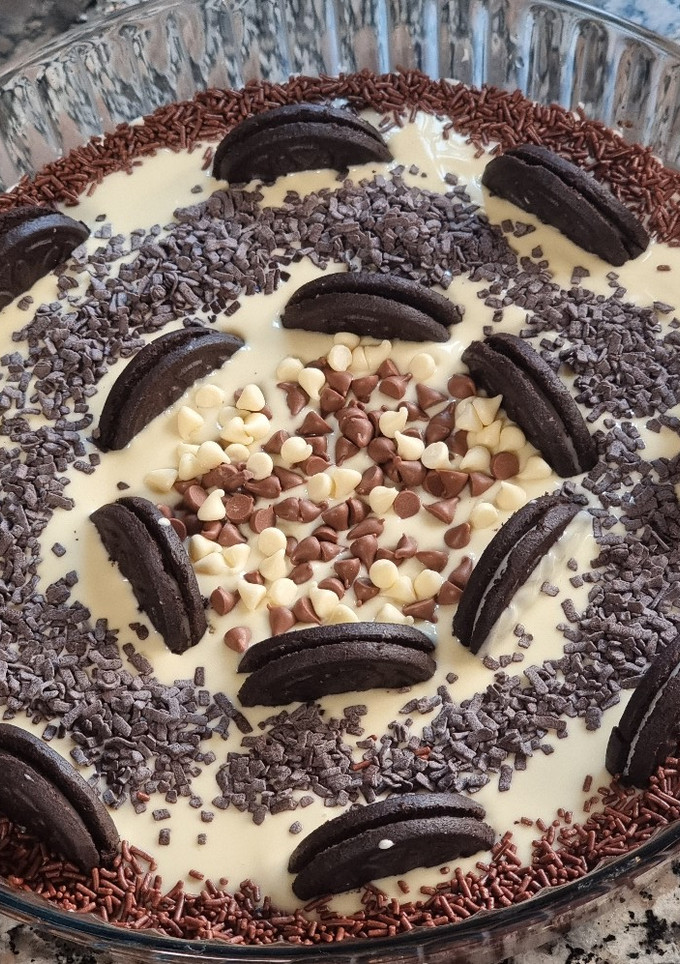 Una foto de Tarta fría de chocolate