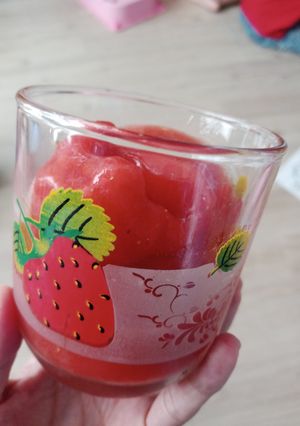 Foto resep 16.0 Sorbet Strawberry