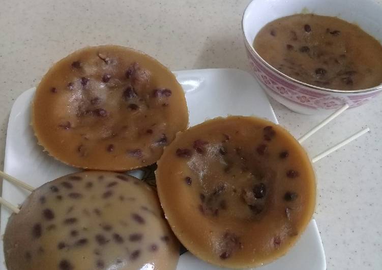 Puding kacang merah jajanan cina