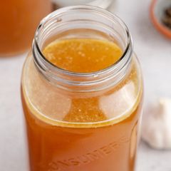 A picture of Slow Cooker Turkey Stock.