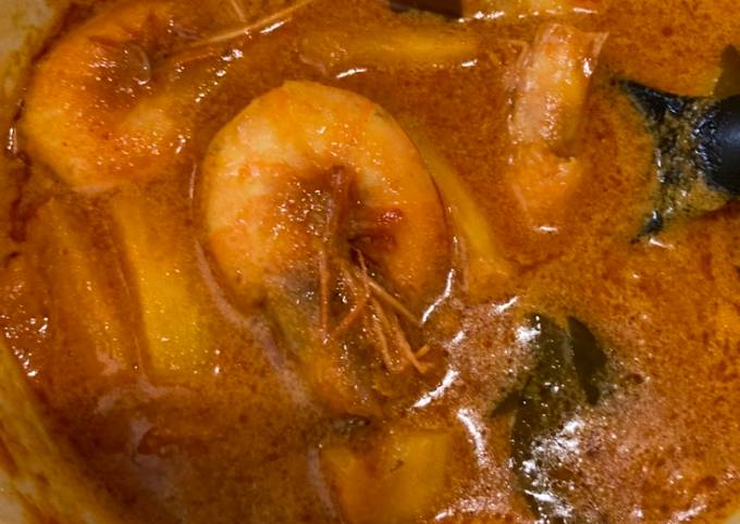 resepi gulai udang utara