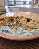 Tarta de pollo con masa casera