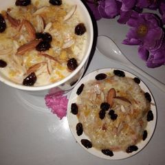 A picture of Sabudana kheer.