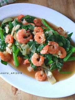 Foto resep Ca baby kailan udang