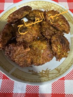 صورة لوصفة قرص قرنبيط بالبطاطس