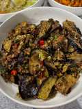 Chilli Fried Eggplant