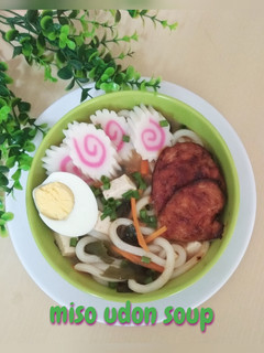 Foto resep Miso Udon Soup