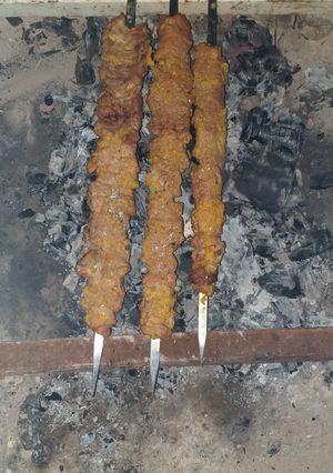 عکسی از دستور کباب برگ خانگی