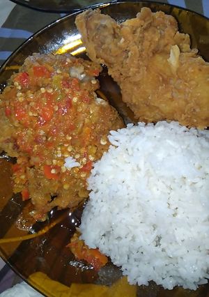 Foto resep Sambel ayam geprek