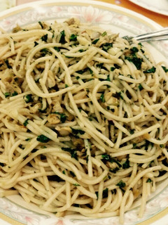A picture of Vongole Pasta - quick & easy.
