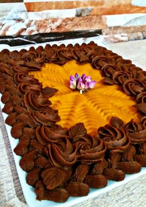 عکسی از دستور تزیین حلوا