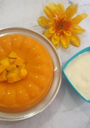 Foto resep Puding Mangga Vla Keju