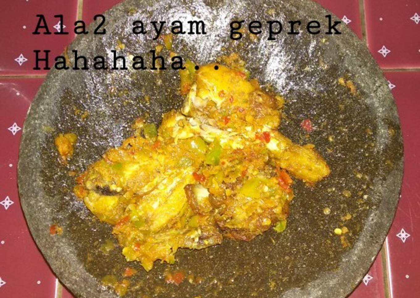 Ayam geprek makyus