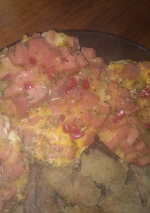 Una foto de Muffins de huevo y salchichas