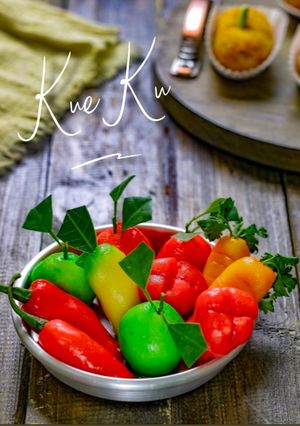 Foto resep Kue Ku Bentuk Buah