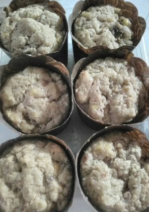 Foto resep Banana eggless muffin